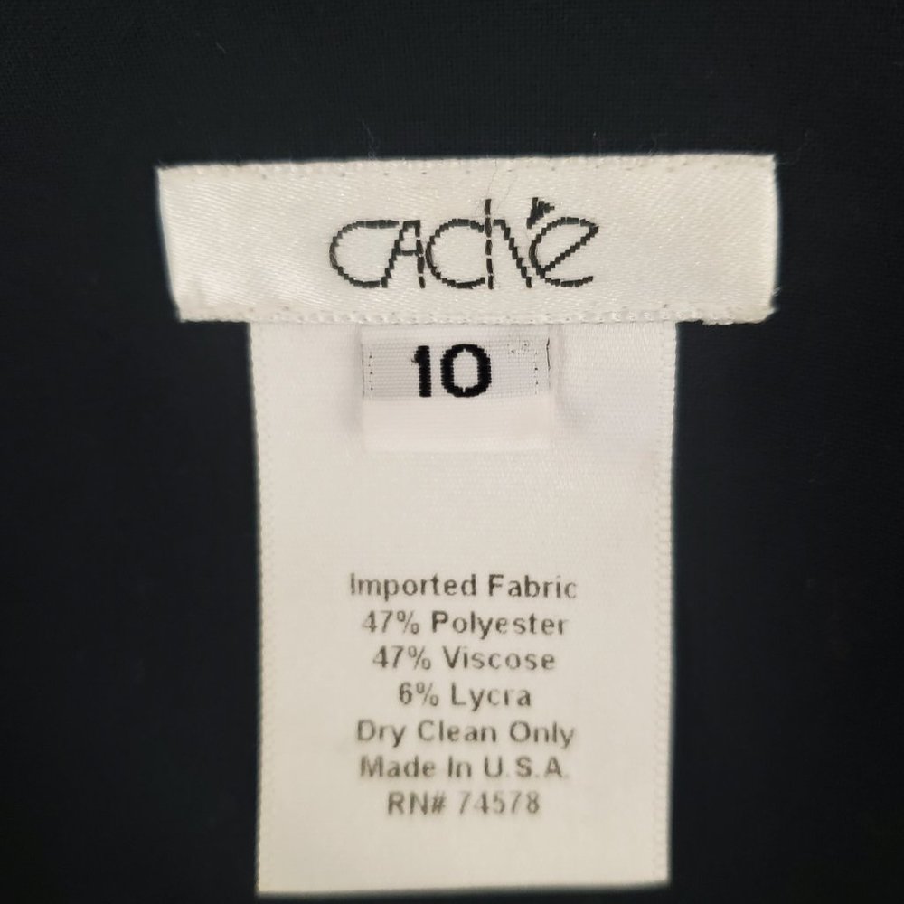 Cache Black Blazer with Silver Accents - Picture 4 of 5